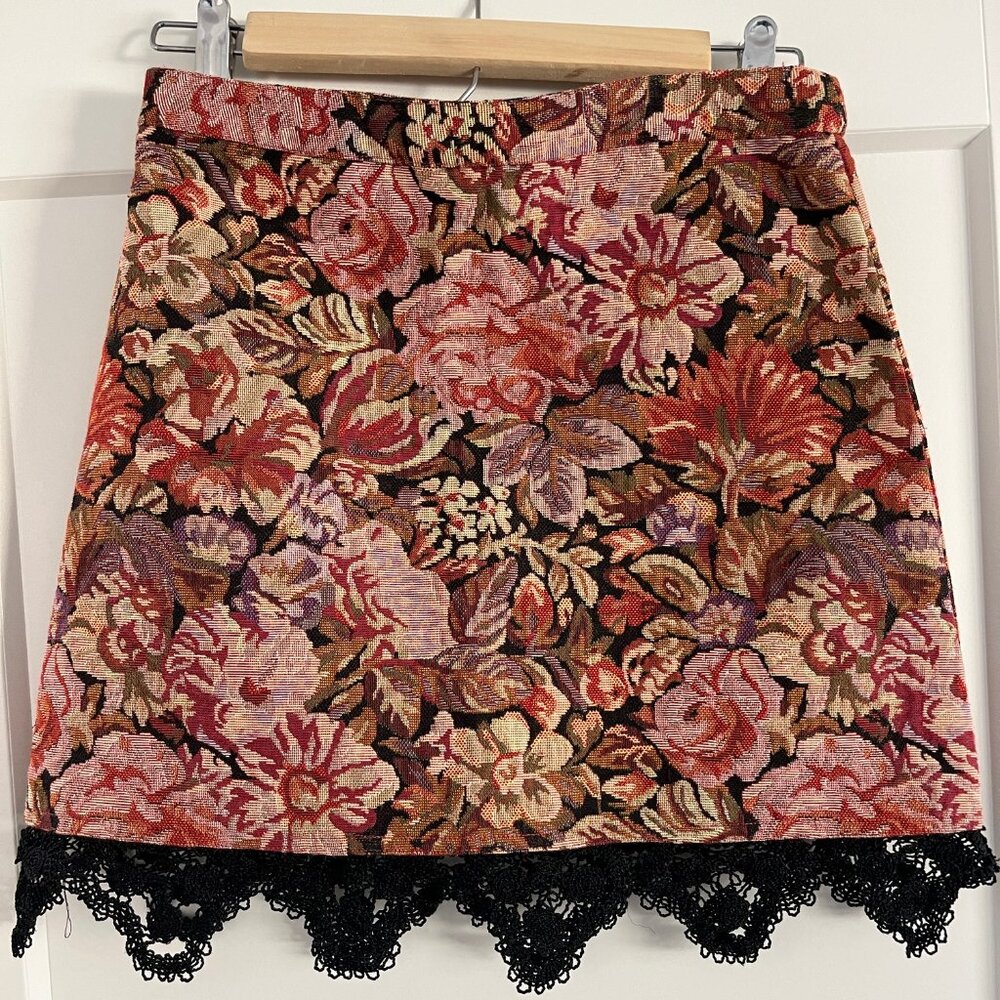 Floral Vintage Style Topshop Skirt Size 4